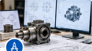 Engineering prototype and technical drawings